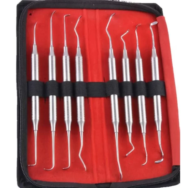 Sinus Lifting Instrument Set Of 8 In Pouch (IMPSLP8)